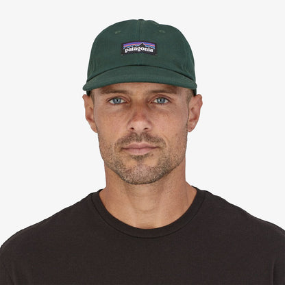 Gorra de béisbol P-6 Label de algodón orgánico de Patagonia - Verde Oscuro