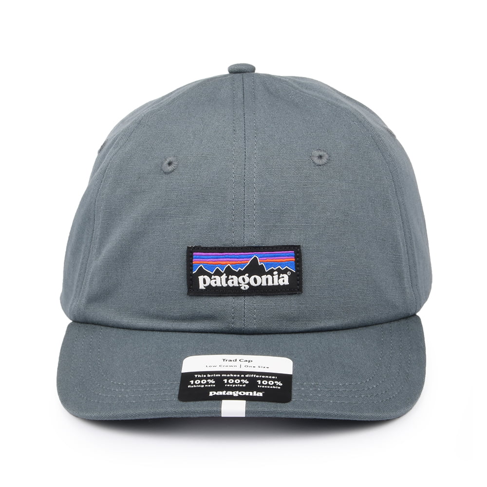 Gorra de béisbol P-6 Label de algodón orgánico de Patagonia - Gris Oscuro