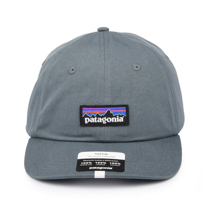 Gorra de béisbol P-6 Label de algodón orgánico de Patagonia - Gris Oscuro