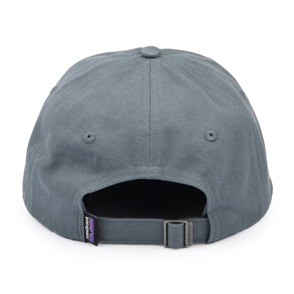 Gorra de béisbol P-6 Label de algodón orgánico de Patagonia - Gris Oscuro