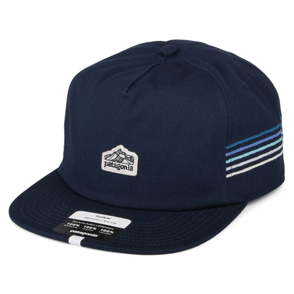 Gorra Snapback Line Logo Ridge Stripe Funfarer de Patagonia - Azul Marino