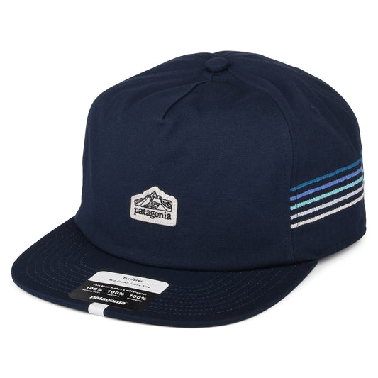 Gorra Snapback Line Logo Ridge Stripe Funfarer de Patagonia - Azul Marino