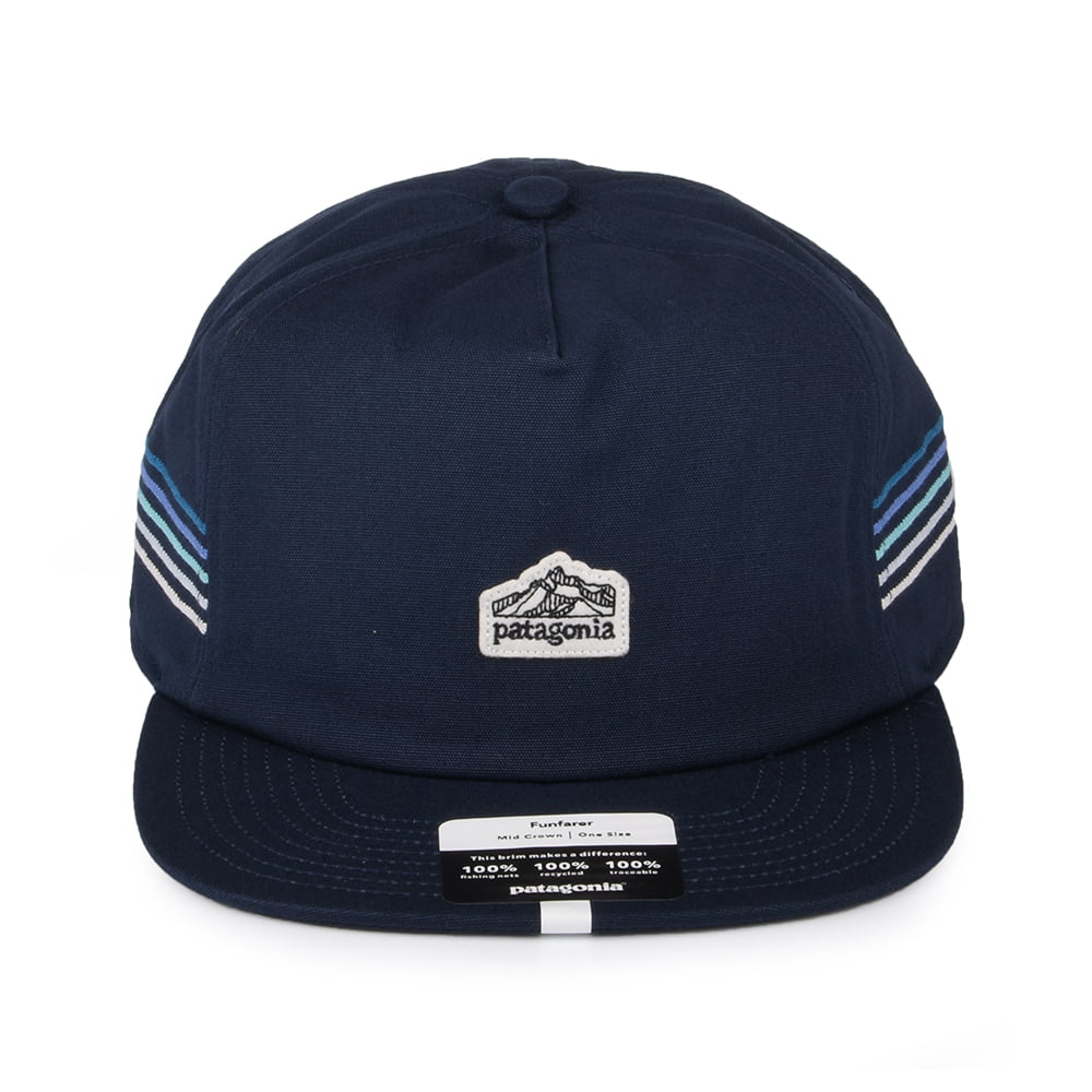 Gorra Snapback Line Logo Ridge Stripe Funfarer de Patagonia - Azul Marino