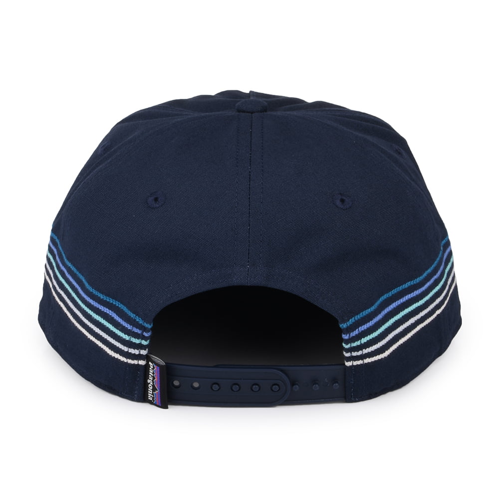 Gorra Snapback Line Logo Ridge Stripe Funfarer de Patagonia - Azul Marino