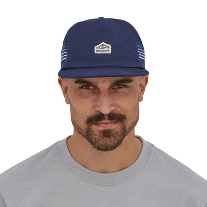 Gorra Snapback Line Logo Ridge Stripe Funfarer de Patagonia - Azul Marino