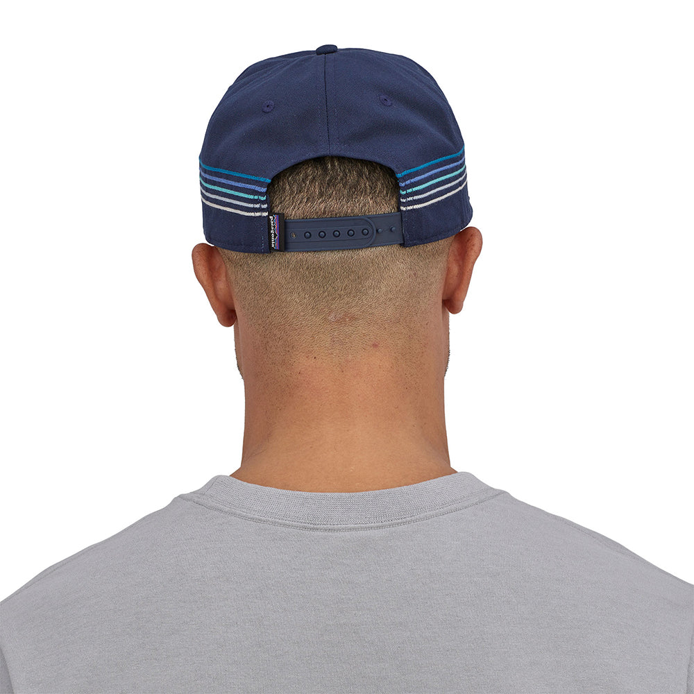 Gorra Snapback Line Logo Ridge Stripe Funfarer de Patagonia - Azul Marino