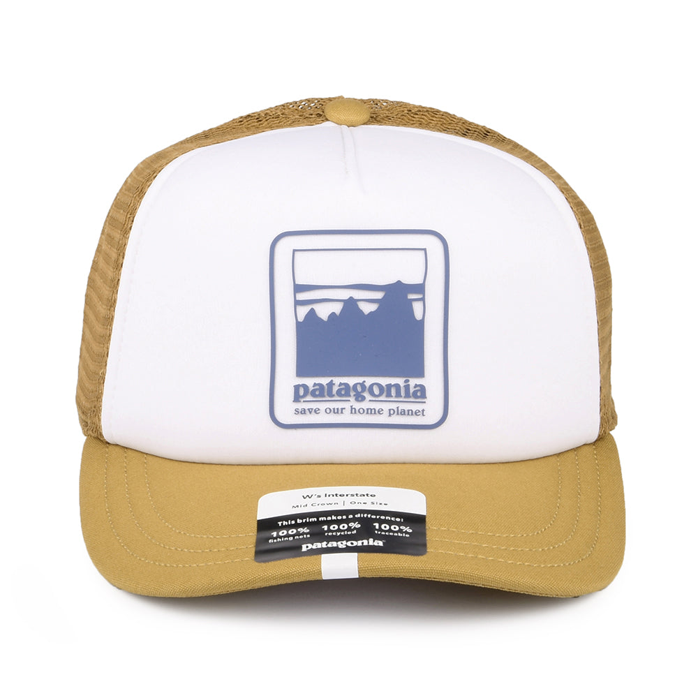 Gorra Trucker mujeres Alpine Icon Interstate de Patagonia - Blanco-Marrón