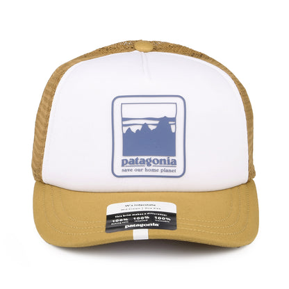 Gorra Trucker mujeres Alpine Icon Interstate de Patagonia - Blanco-Marrón