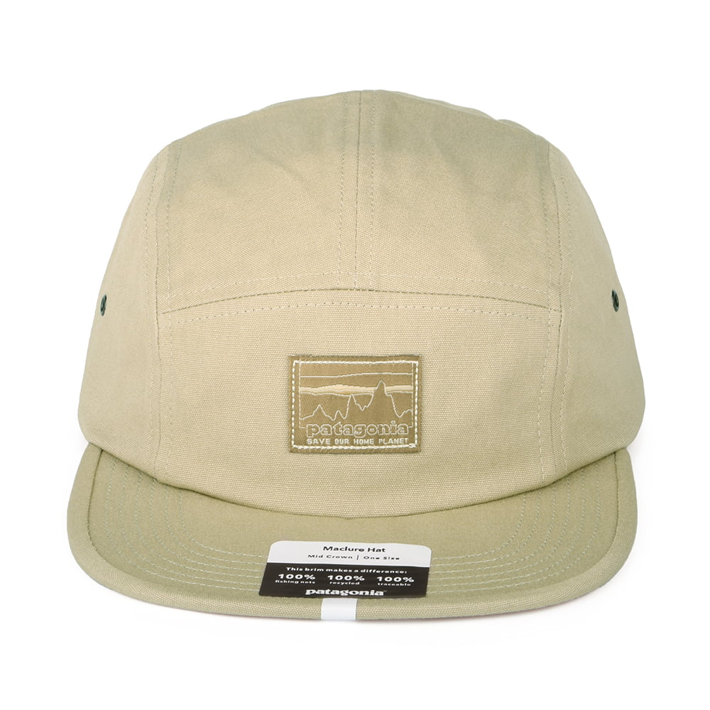 Gorra 5 paneles Maclure de algodón orgánico de Patagonia - Kaki