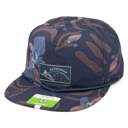 Gorra Strapback Snowfarer sin estructurar de reciclado de Patagonia - Azul Marino-Multi