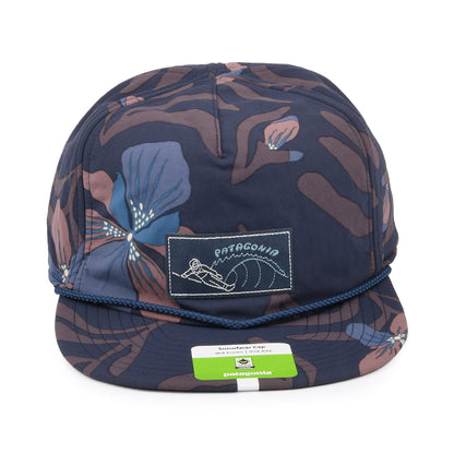 Gorra Strapback Snowfarer sin estructurar de reciclado de Patagonia - Azul Marino-Multi