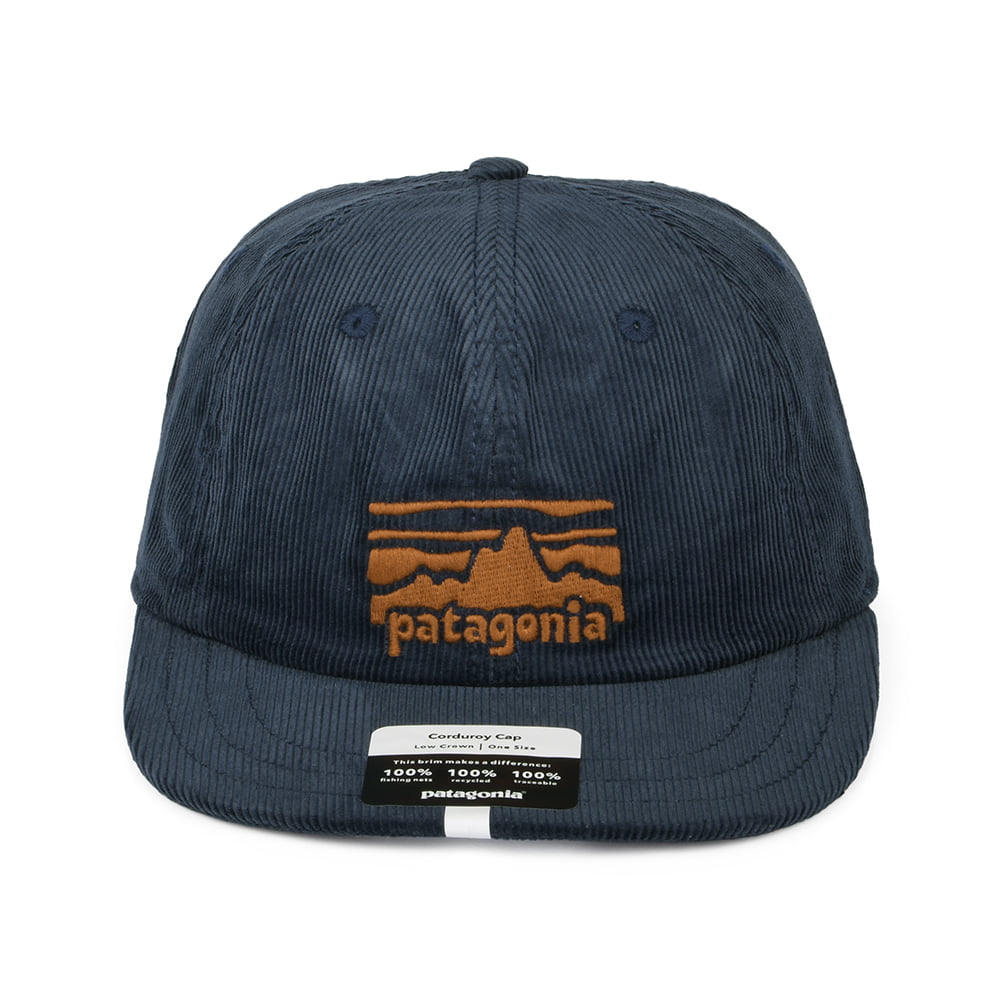Gorra Snapback Fitz Roy Rambler de pana de Patagonia - Azul Marino