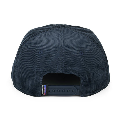 Gorra Snapback Fitz Roy Rambler de pana de Patagonia - Azul Marino