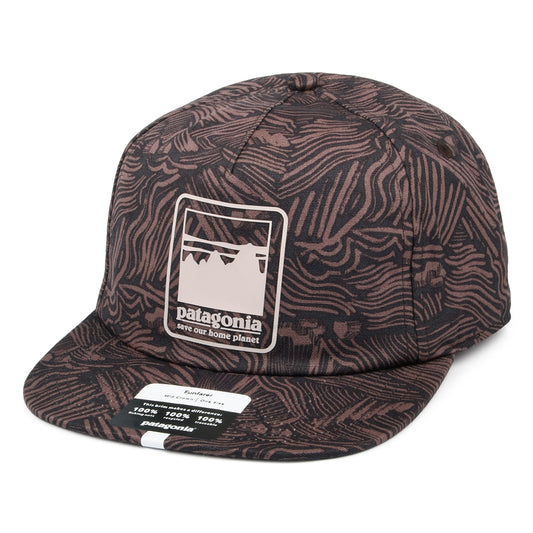 Gorra de béisbol Alpine Icon Funfarer de algodón orgánico de Patagonia - Marrón