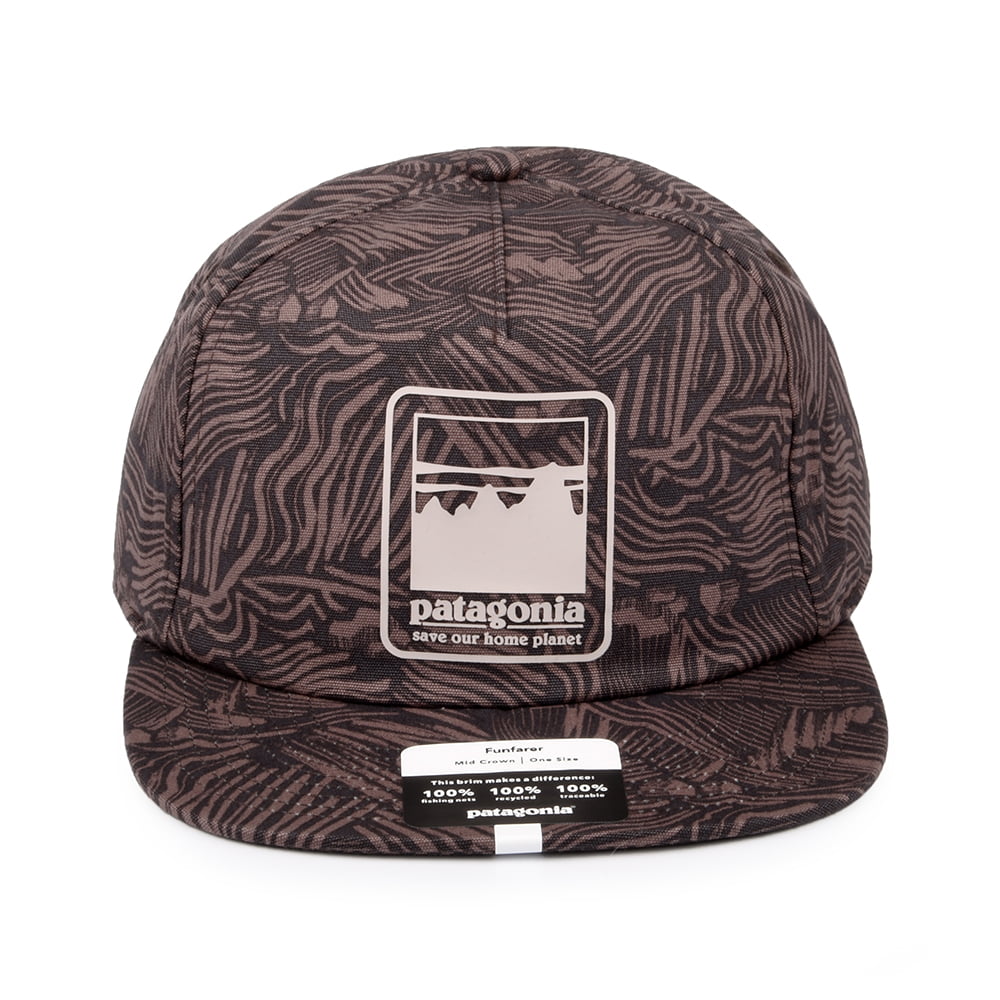 Gorra de béisbol Alpine Icon Funfarer de algodón orgánico de Patagonia - Marrón