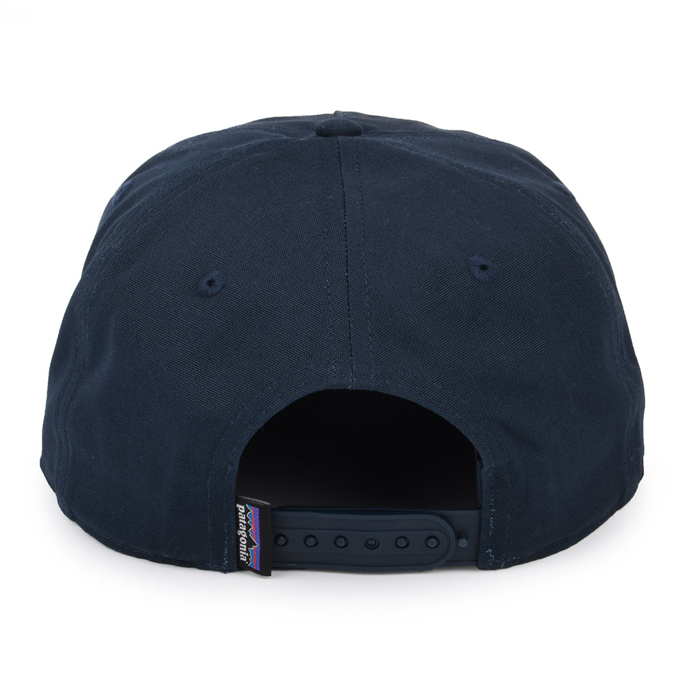 Gorra de béisbol Alpine Icon Funfarer de algodón orgánico de Patagonia - Azul Marino