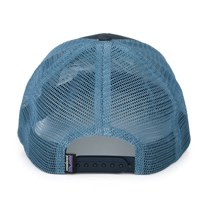 Gorra Trucker Line Logo Ridge LoPro de algodón orgánico de Patagonia - Azul Marino