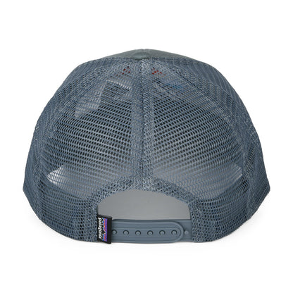 Gorra Trucker Line Logo Ridge LoPro de algodón orgánico de Patagonia - Gris