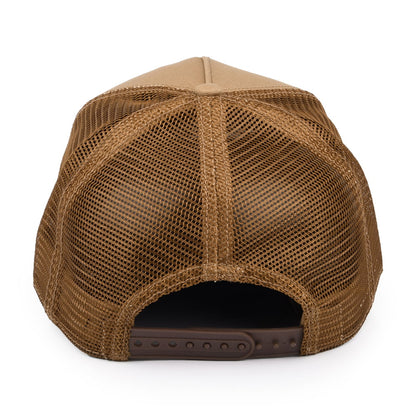 Gorra Trucker King Lion de Goorin - Marrón