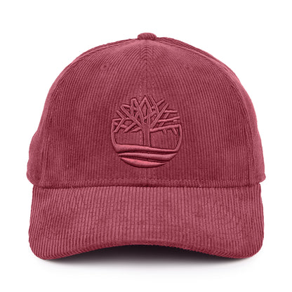 Gorra de béisbol Logo de pana de Timberland - Burdeos