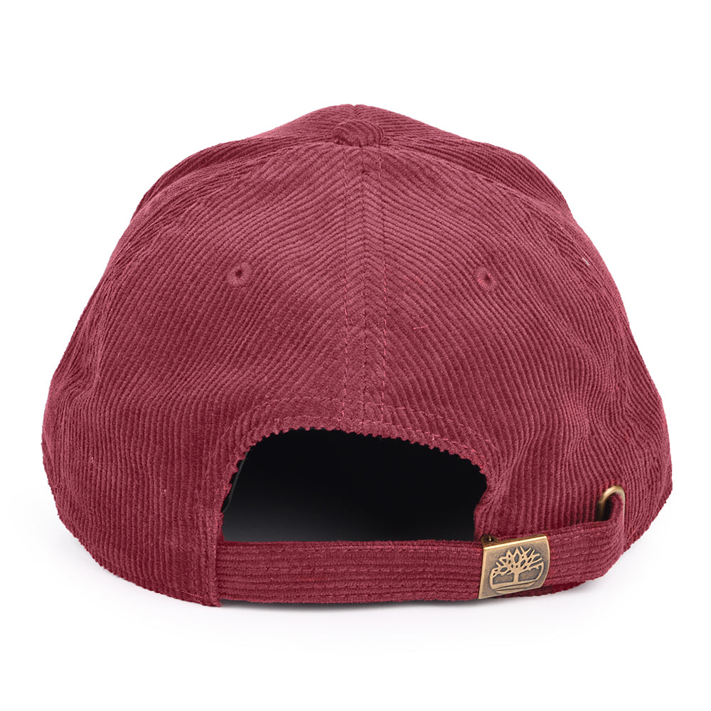 Gorra de béisbol Logo de pana de Timberland - Burdeos