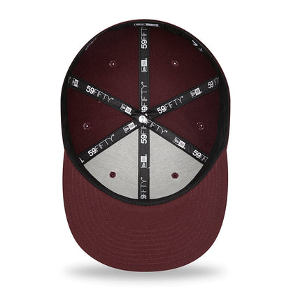 Gorra de béisbol 59FIFTY MLB League Essential I New York Yankees de New Era - Granate-Azul Marino