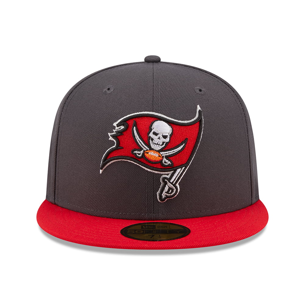 Gorra de béisbol 59FIFTY NFL OTC Tampa Bay Buccaneers de New Era - Grafito-Rojo
