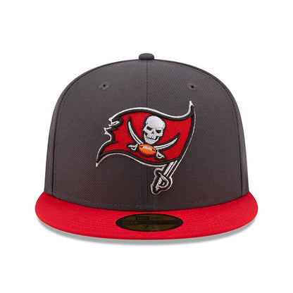 Gorra de béisbol 59FIFTY NFL OTC Tampa Bay Buccaneers de New Era - Grafito-Rojo