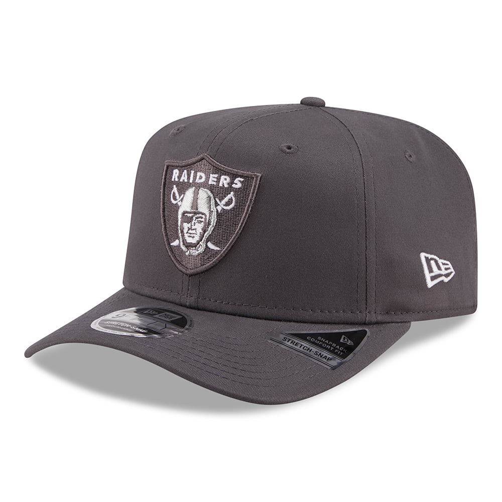 Gorra Snapback 9FIFTY NFL League Essential Stretch Snap Las Vegas Raiders de New Era - Grafito