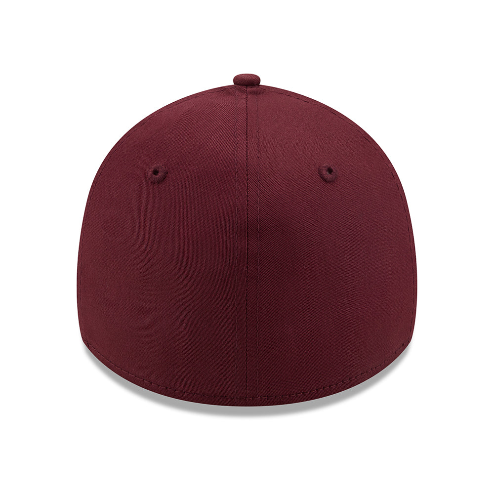 Gorra de béisbol 39THIRTY MLB Colour Essential New York Yankees de New Era - Granate-Blanco