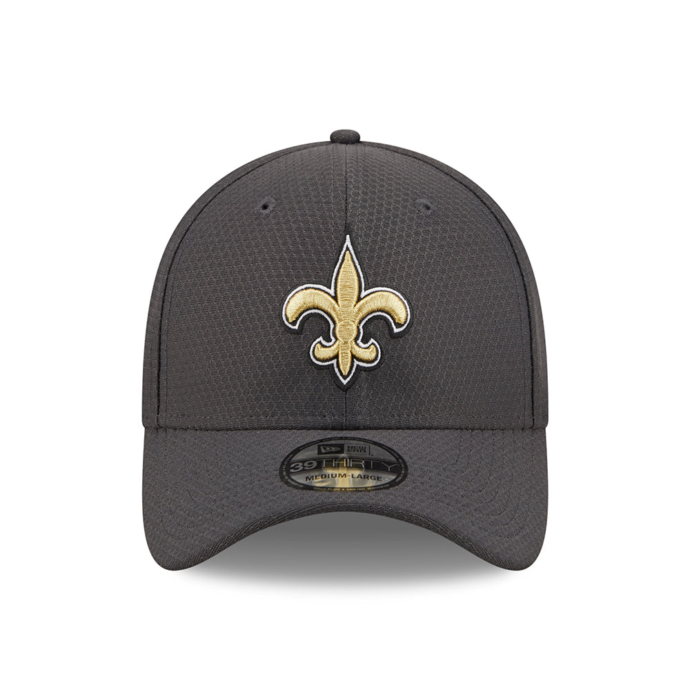 Gorra de béisbol 39THIRTY NFL Hex Tech New Orleans Saints de New Era - Grafito