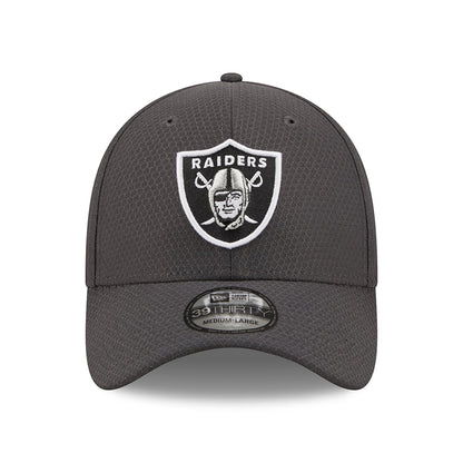 Gorra de béisbol 39THIRTY NFL Hex Tech Las Vegas Raiders de New Era - Grafito