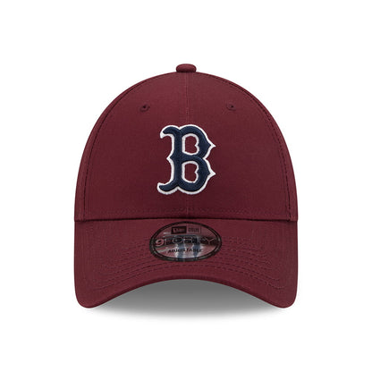 Gorra de béisbol 9FORTY MLB League Essential Boston Red Sox de New Era - Granate-Azul Marino