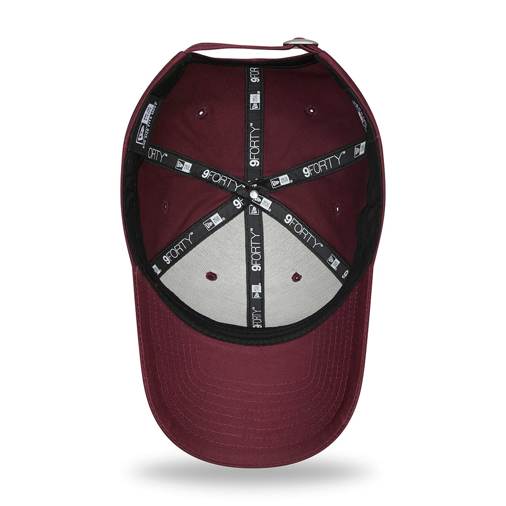 Gorra de béisbol 9FORTY MLB League Essential Boston Red Sox de New Era - Granate-Azul Marino
