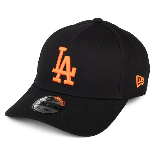 Gorra de béisbol 9FORTY MLB League Essential L.A. Dodgers de New Era - Negro-Naranja