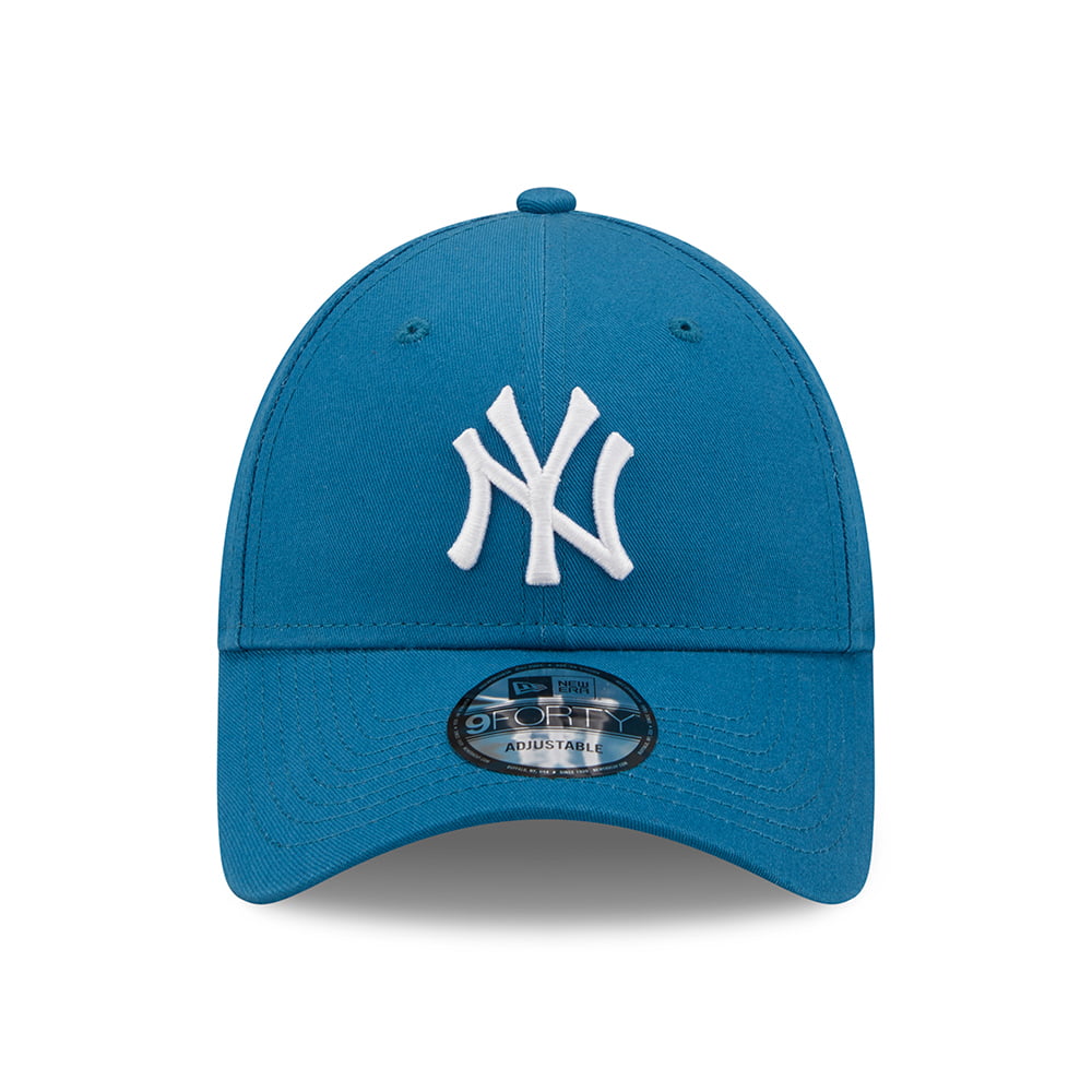 Gorra de béisbol 9FORTY MLB League Essential ll New York Yankees de New Era - Azul Verdoso-Blanco