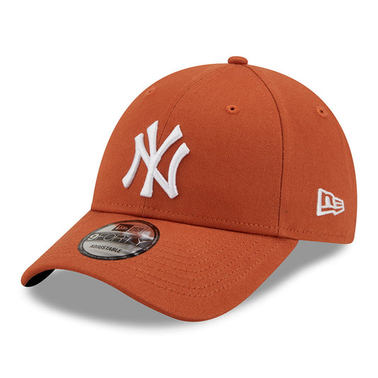 Gorra de béisbol 9FORTY MLB League Essential ll New York Yankees de New Era - Ocre-Blanco
