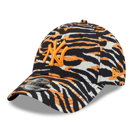 Gorra de béisbol 9FORTY MLB AOP Camo Print New York Yankees de New Era - Piedra-Naranja