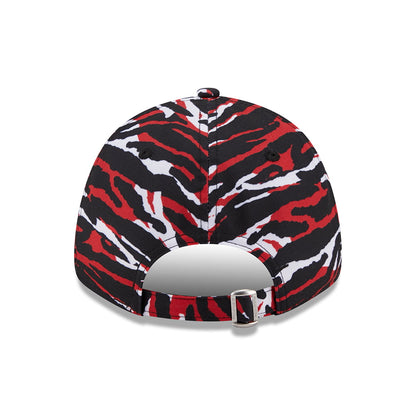 Gorra de béisbol 9FORTY NBA AOP Camo Print Chicago Bulls de New Era - Rojo