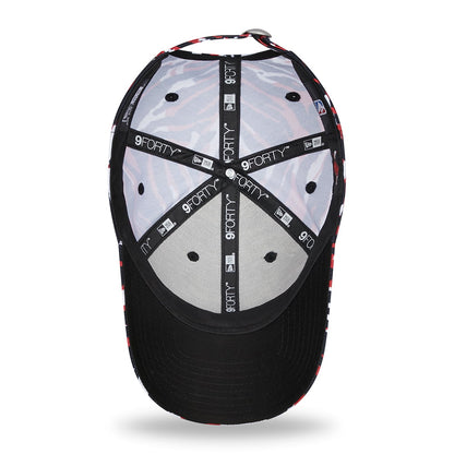 Gorra de béisbol 9FORTY NBA AOP Camo Print Chicago Bulls de New Era - Rojo