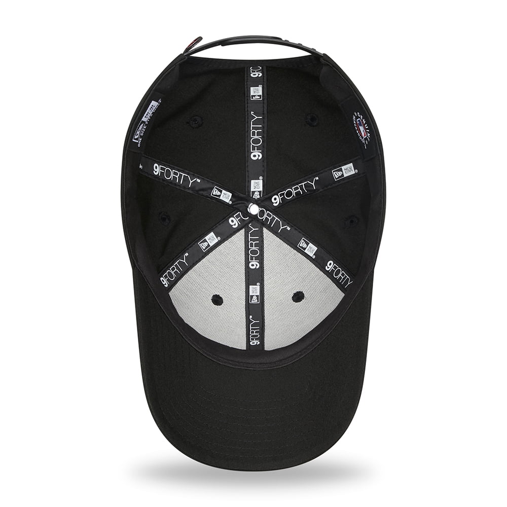Gorra de béisbol 9FORTY MLB Metallic Outline Boston Red Sox de New Era - Negro-Plateado