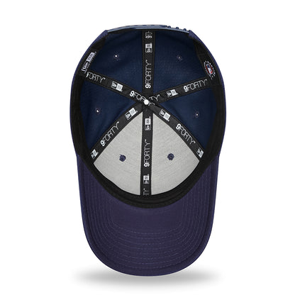 Gorra de béisbol 9FORTY MLB Mono Team Colour L.A. Dodgers de New Era - Azul Marino Claro