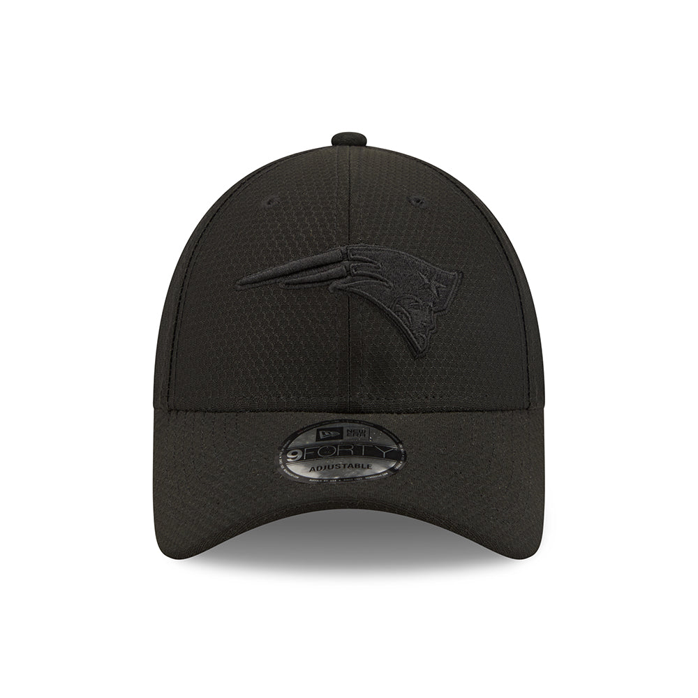 Gorra de béisbol 9FORTY NFL Mono Team Colour New England Patriots de New Era - Negro