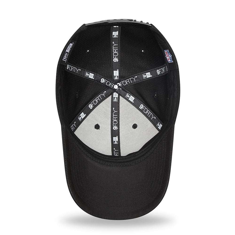 Gorra de béisbol 9FORTY NFL Mono Team Colour New England Patriots de New Era - Negro