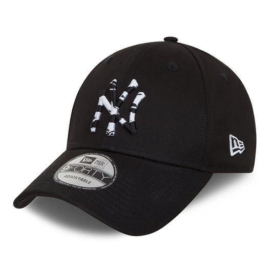 Gorra de béisbol 9FORTY MLB Wild Camo New York Yankees de New Era - Azul Marino