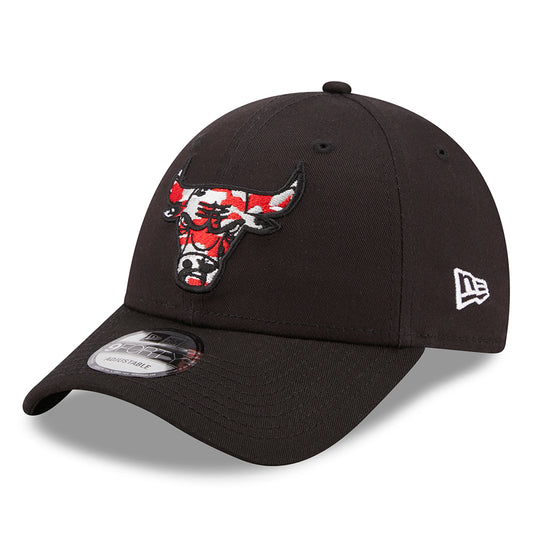 Gorra de béisbol 9FORTY NBA Wild Camo Chicago Bulls de New Era - Negro