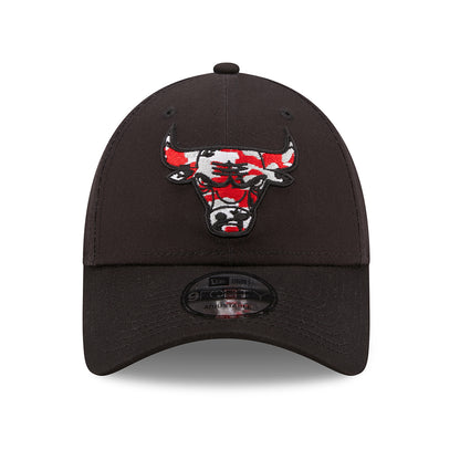 Gorra de béisbol 9FORTY NBA Wild Camo Chicago Bulls de New Era - Negro