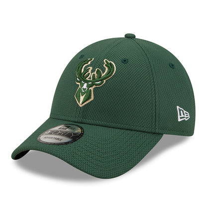 Gorra de béisbol 9FORTY NBA Diamond Era Milwaukee Bucks de New Era - Verde