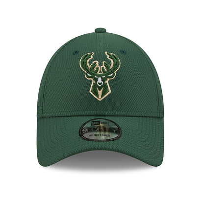 Gorra de béisbol 9FORTY NBA Diamond Era Milwaukee Bucks de New Era - Verde