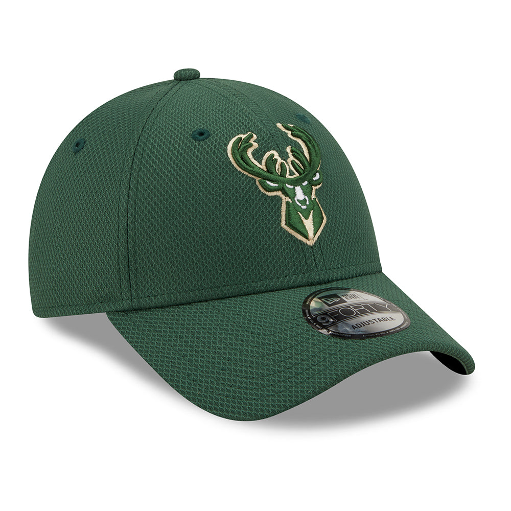Gorra de béisbol 9FORTY NBA Diamond Era Milwaukee Bucks de New Era - Verde